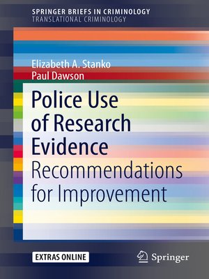 cover image of Police Use of Research Evidence